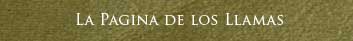 pagina de los llamas